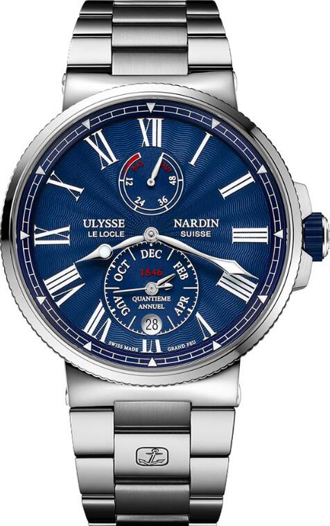 Ulysse Nardin Marine Chronometer Annual Calendar 43mm 1133-210-7m/e3 Replica Watch